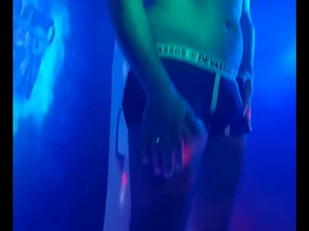 The ambiance of the Cruising Bar during a gay party night.