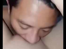 Asian cutie gets his milkshake fixed by a gay gay man.