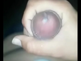 Young Asian man masturbates and ejaculates on webcam
