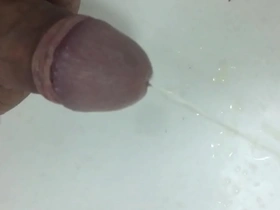 Young Asian mans solo pleasure show with his hard cock