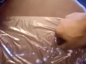 Gay German and Thai guys cum together in a group session.