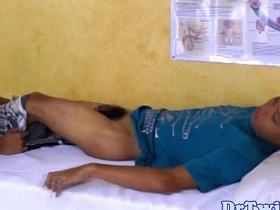 Young Asian twink gets enema in doctor’s office