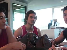 Asian gay threesome in Bangkok G Story ep 17