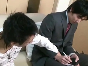 Young and straight Japanese boyz in a dirty orgy